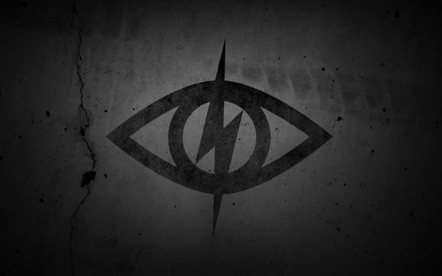 Black white wall symbol word free wallpaper - medium preview image