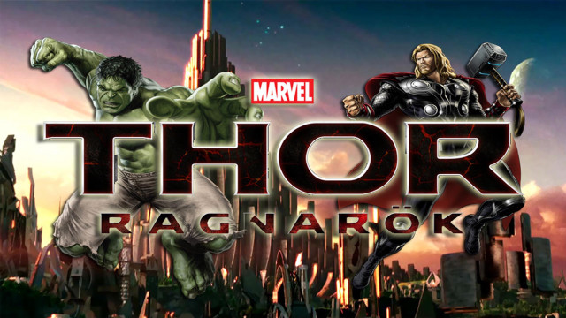 Thor ragnarok hulk cityscape poster free wallpaper - medium preview image