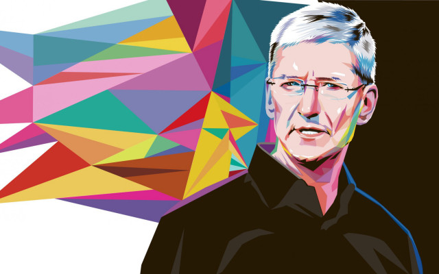 Man glasses black shirt colorful free wallpaper - medium preview image