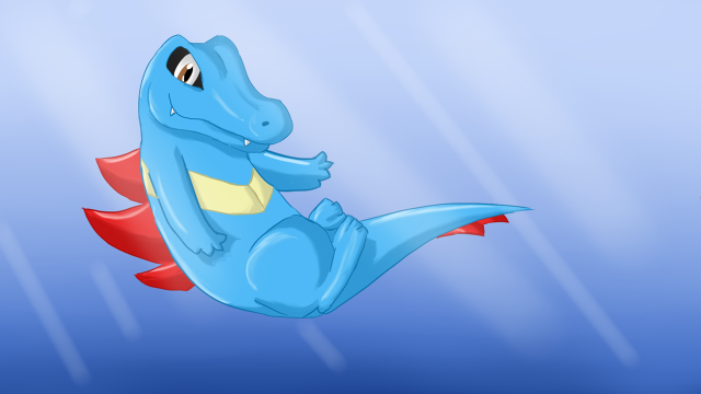 Cartoon character flying red cape free wallpaper - medium preview image