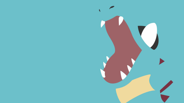 Cartoon dinosaur long tongue sharp free wallpaper - medium preview image