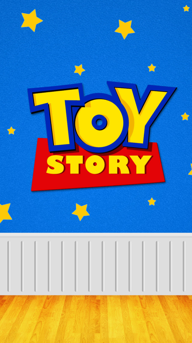 Toy story logo stars wall free wallpaper - medium preview image