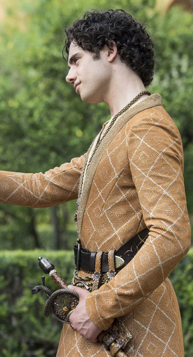 Man brown suit sword glove free wallpaper - medium preview image