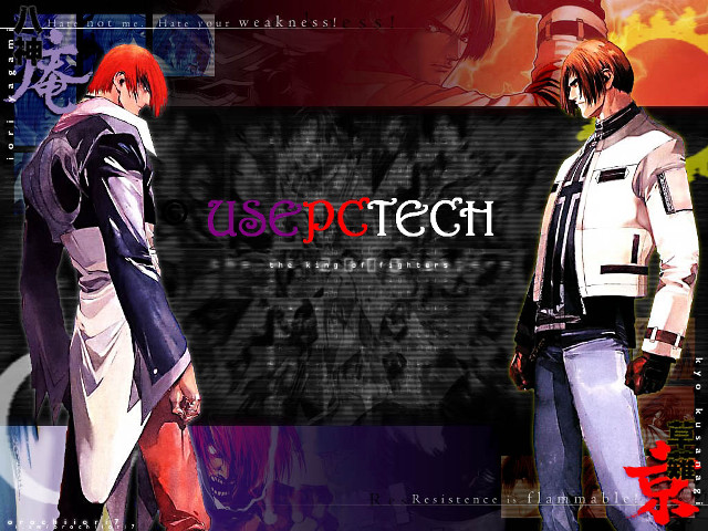 Anime characters use tech colorful free wallpaper - medium preview image
