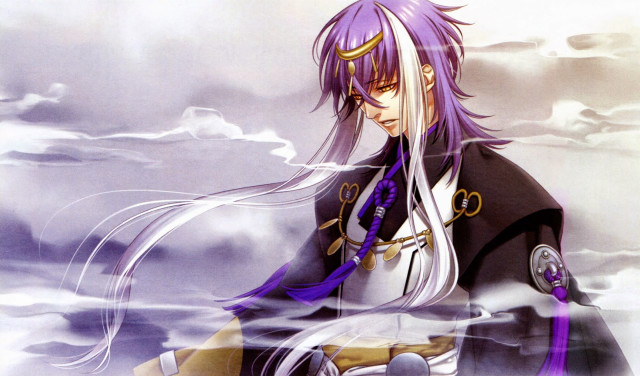 Man long hair purple cape free wallpaper - medium preview image