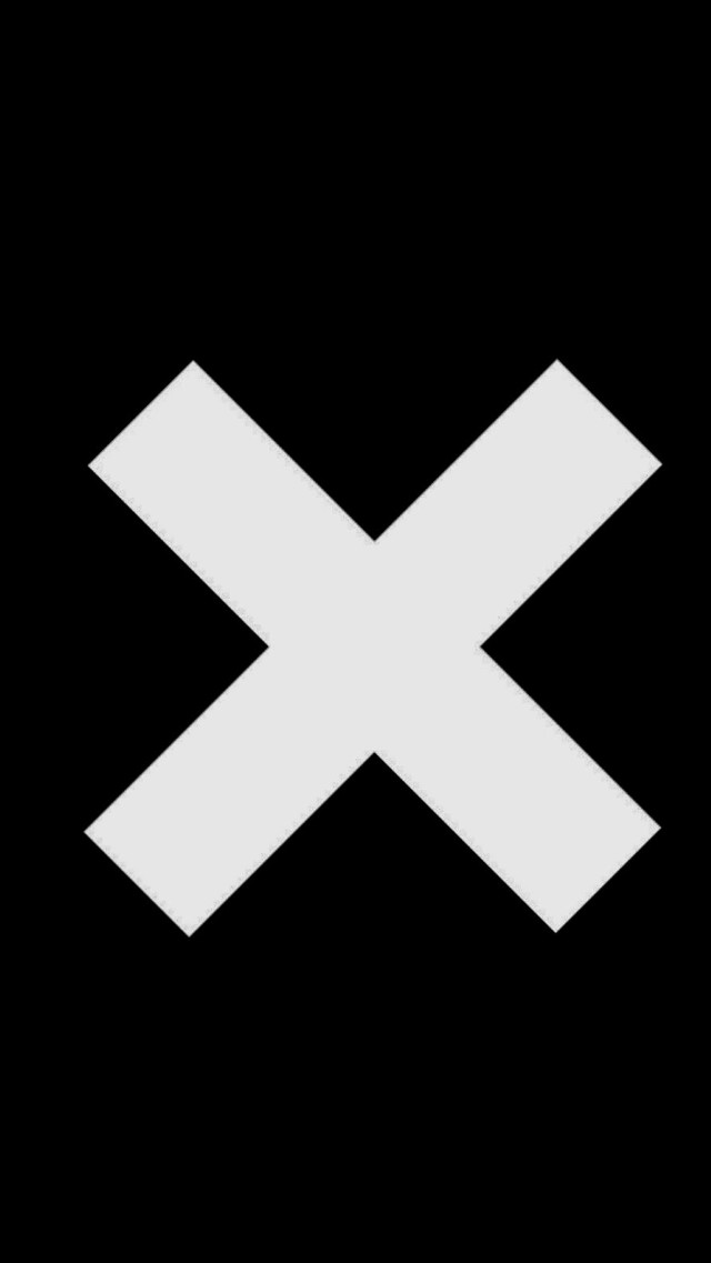 White x black background cross free wallpaper - medium preview image