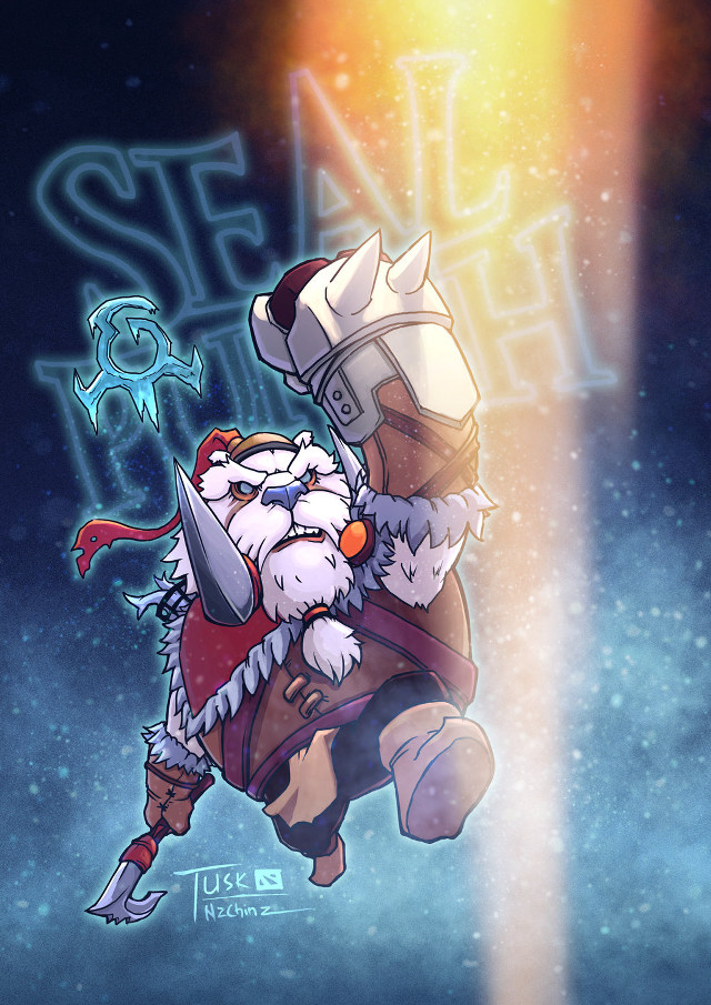 Santa claus giant axe hammer free wallpaper - medium preview image