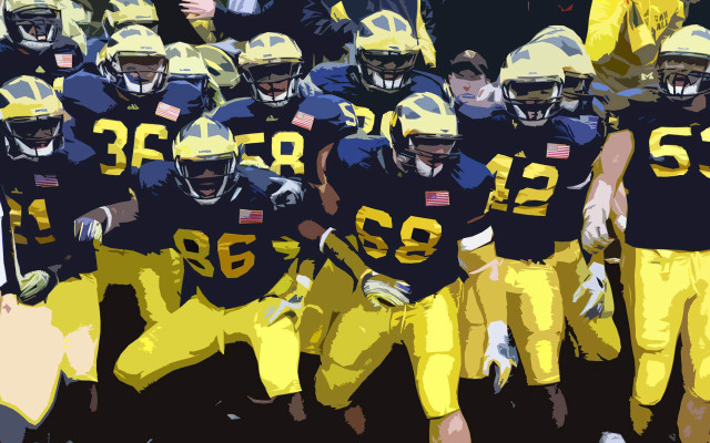 Football team coach referee painting free wallpaper - medium preview image
