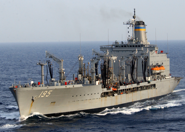 Large gray ship ocean smoke #3 free wallpaper - medium preview image