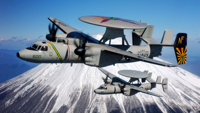 Plane mountain surfboard flying sky free wallpaper - medium preview image