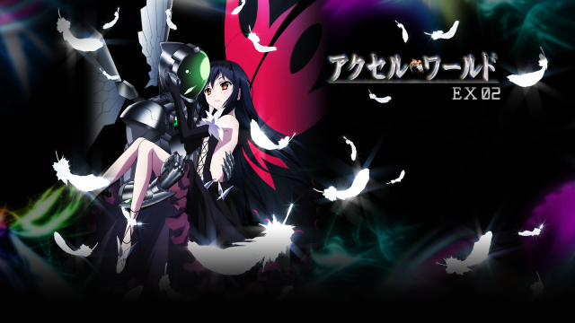 Anime girl sword demon back free wallpaper - medium preview image