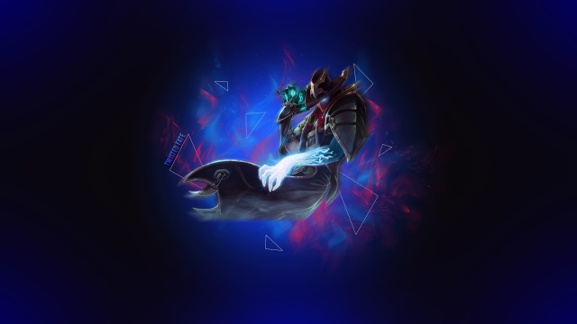 Dolphin rider glowing eye horns free wallpaper - medium preview image