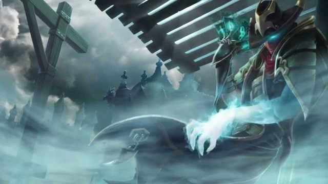 Man suit sword foggy area free wallpaper - medium preview image