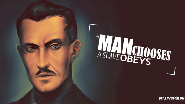 Man mustache suit camera caption free wallpaper - medium preview image