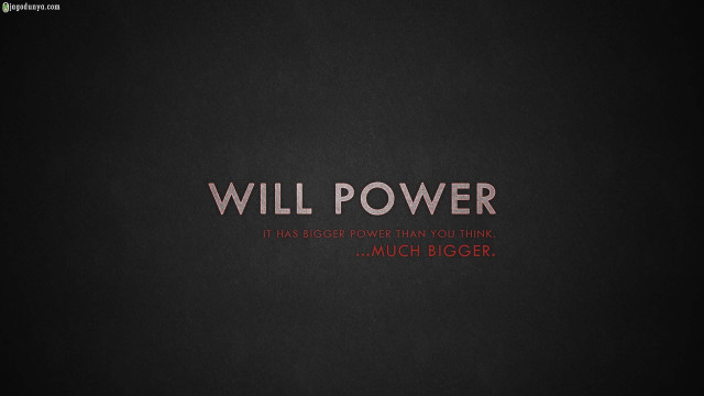 Will power bigger than you free wallpaper - medium preview image