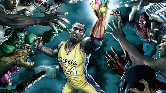 Basketball player trophy monsters background free wallpaper - medium preview image