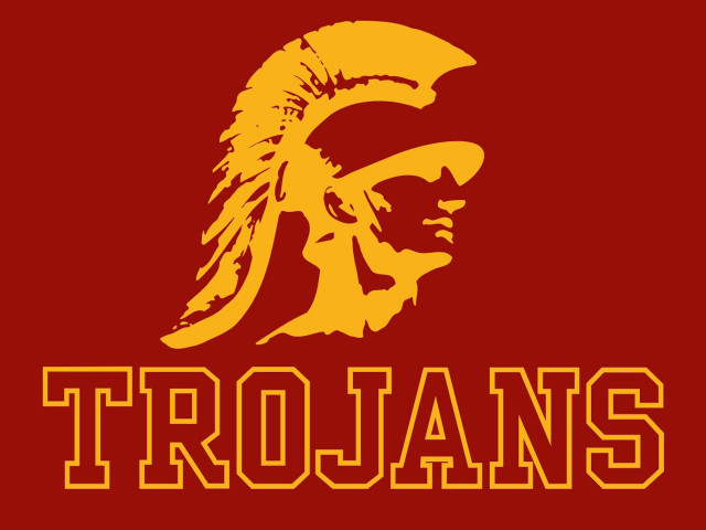 Trojans helmet torii explosion fire free wallpaper - medium preview image