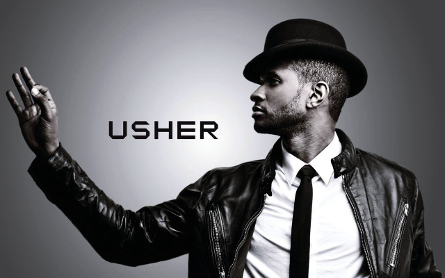 Man hat leather jacket usher free wallpaper - medium preview image