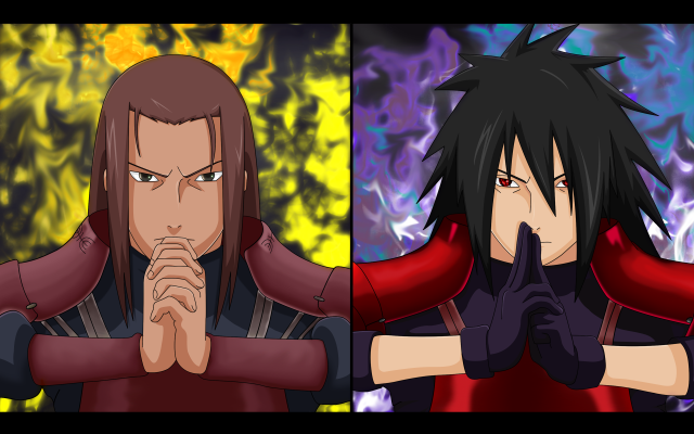 Anime characters hands together colorful free wallpaper - medium preview image