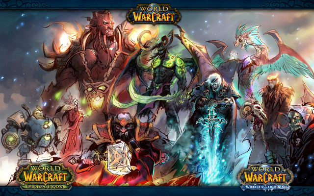 Characters warcraft fire ice demon free wallpaper - medium preview image