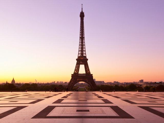 Eiffel tower sunset paris beautiful #2 free wallpaper - medium preview image