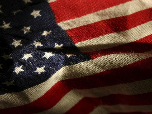 Flag closeup black white red free wallpaper - medium preview image