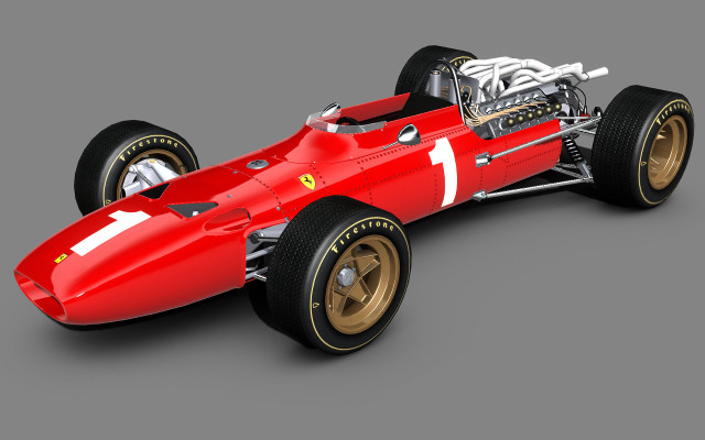 Red race car white stripe free wallpaper - medium preview image