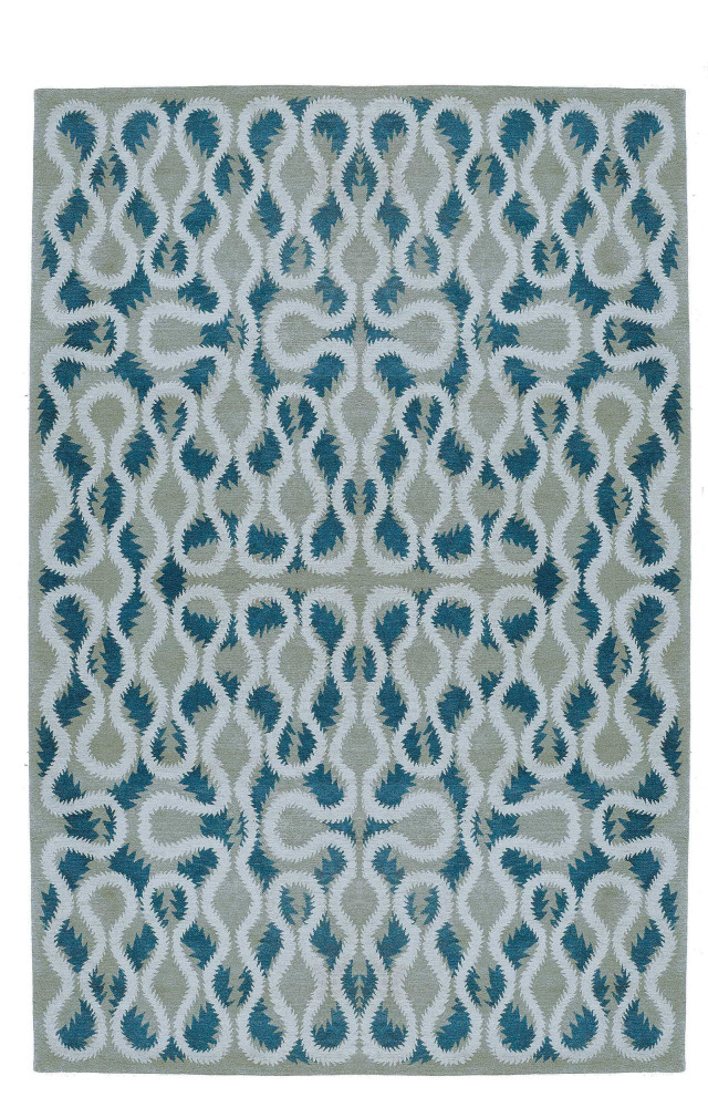 Blue white rug design side free wallpaper - medium preview image