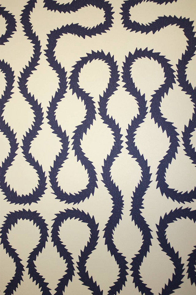 Black white pattern wall circles free wallpaper - medium preview image
