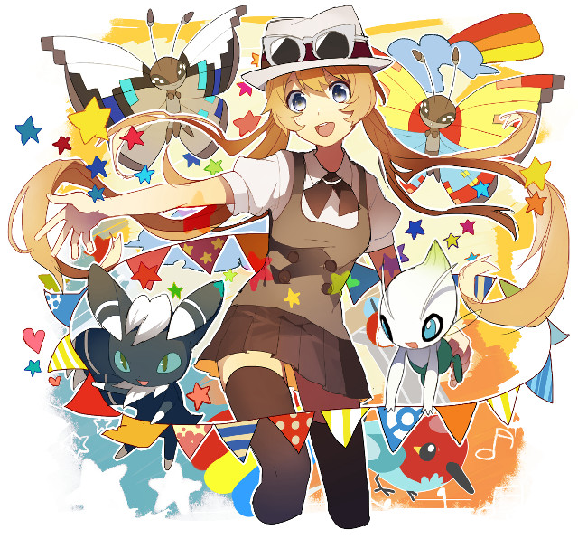 Woman hat dress animals cat free wallpaper - medium preview image