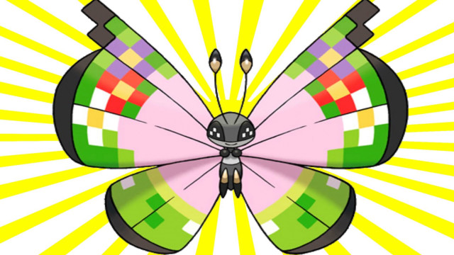 Colorful butterfly yellow sunburst pixel free wallpaper - medium preview image