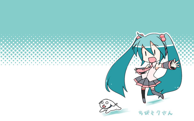 Cartoon character cat dog white free wallpaper - medium preview image