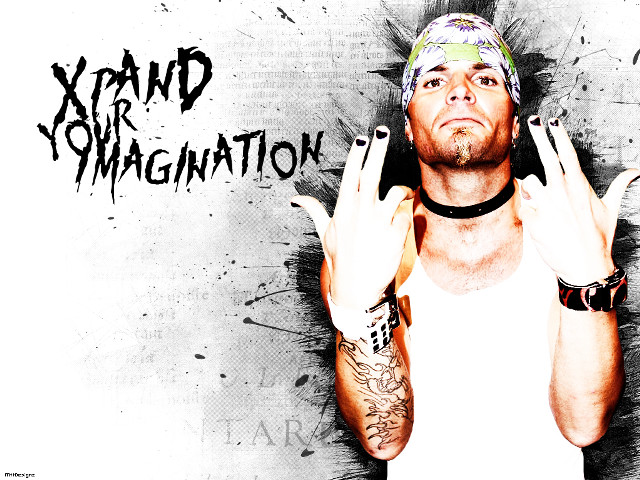 Man tattoo white shirt hands free wallpaper - medium preview image