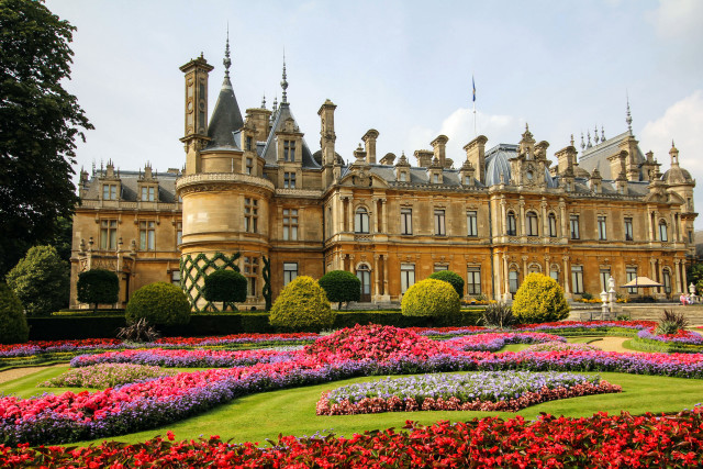 Bourgeois garden flowers castle arts free wallpaper - medium preview image