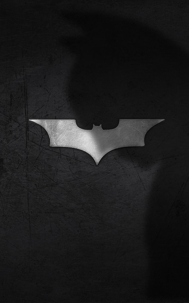 Batman logo dark room shadow free wallpaper - medium preview image