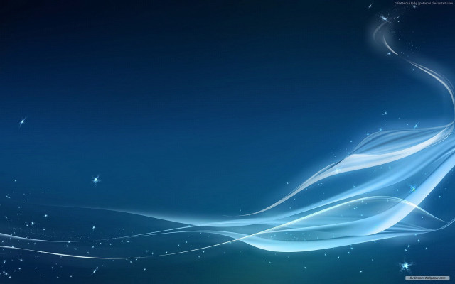 Blue background white swirl stars #4 free wallpaper - medium preview image