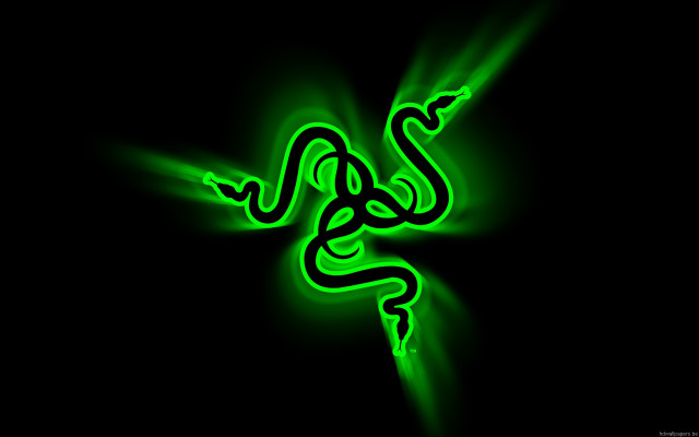 Green snake glowing dark black free wallpaper - medium preview image