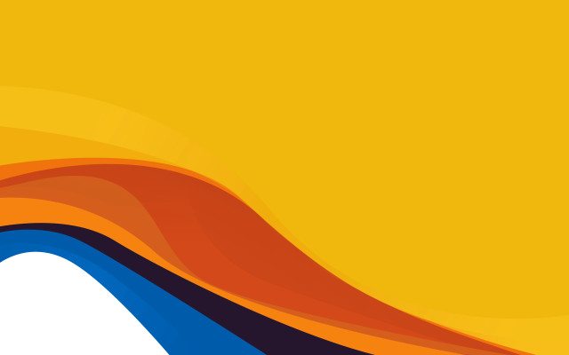 Yellow blue background white wave free wallpaper - medium preview image