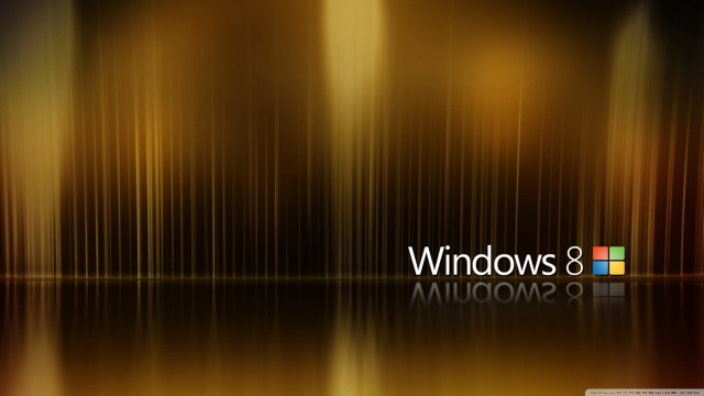 Shiny surface windows8 logo reflection #3 free wallpaper - medium preview image