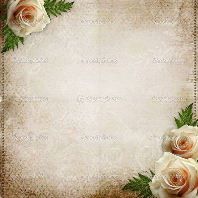 Vintage roses leaves lace background free wallpaper - medium preview image