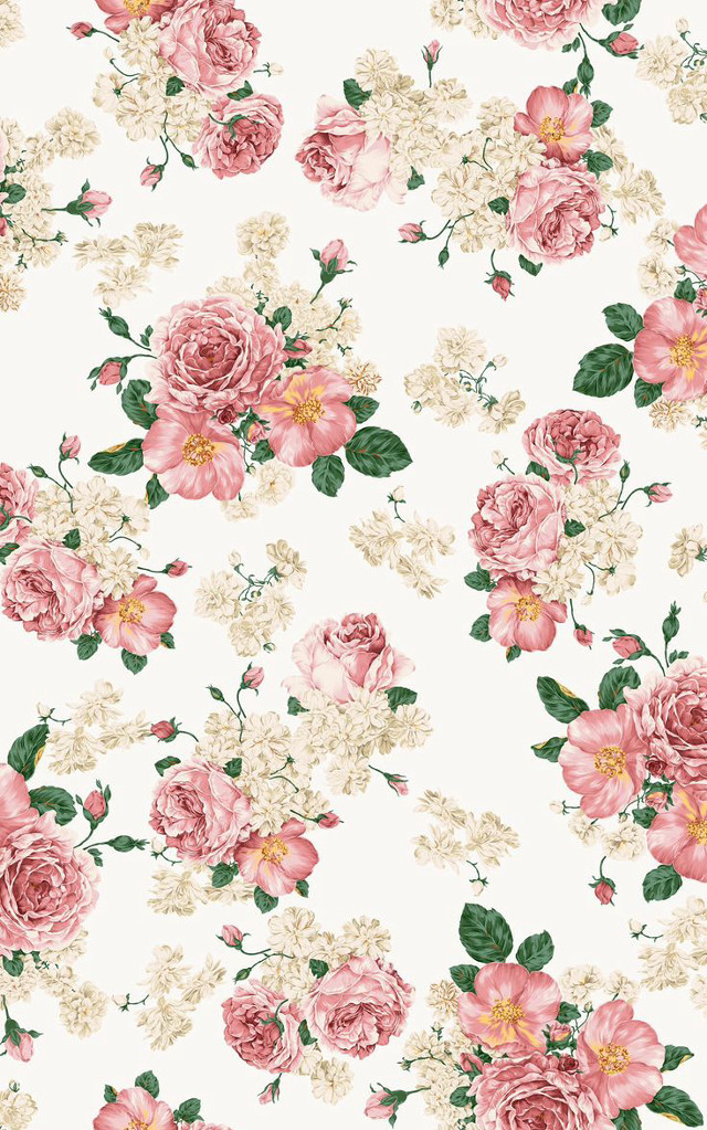 Pink flowers green leaves roses free wallpaper - medium preview image