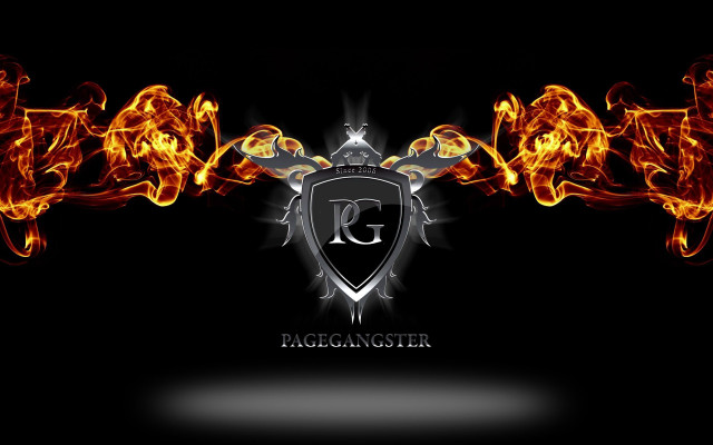 Black background fire shield magentitor free wallpaper - medium preview image