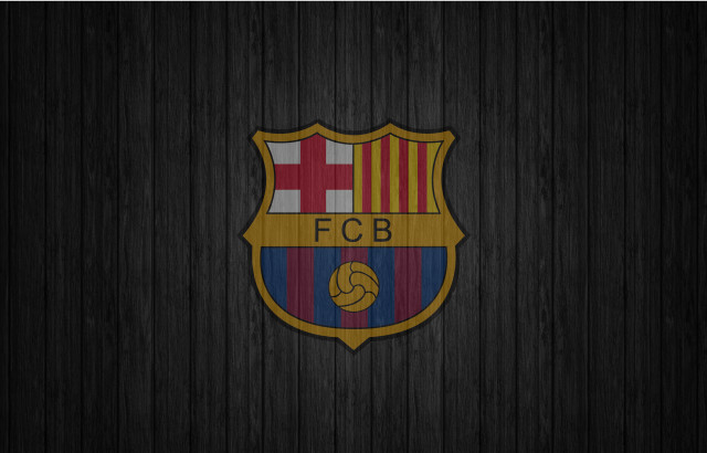 Wooden wall soccer emblem crest free wallpaper for desktop - medium preview image