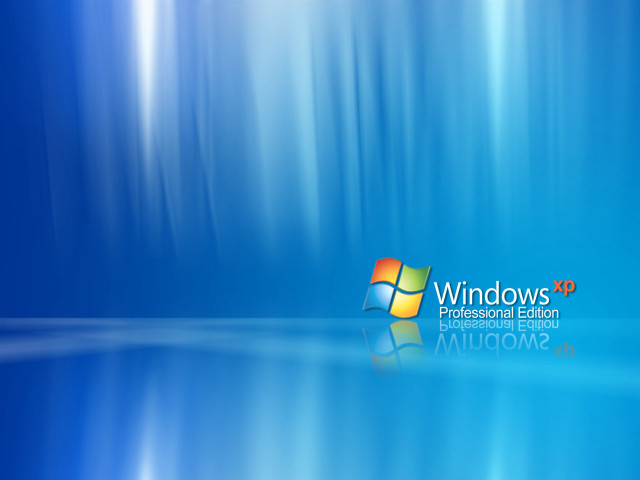 Blue background windows xp logo #3 free wallpaper for desktop - medium preview image