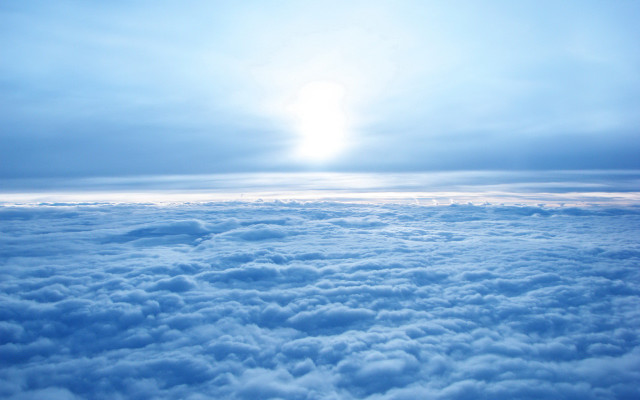 Sky airplane window clouds sun #2 free wallpaper - medium preview image