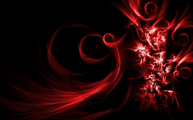 Red abstract background swirls curves #2 free wallpaper - medium preview image