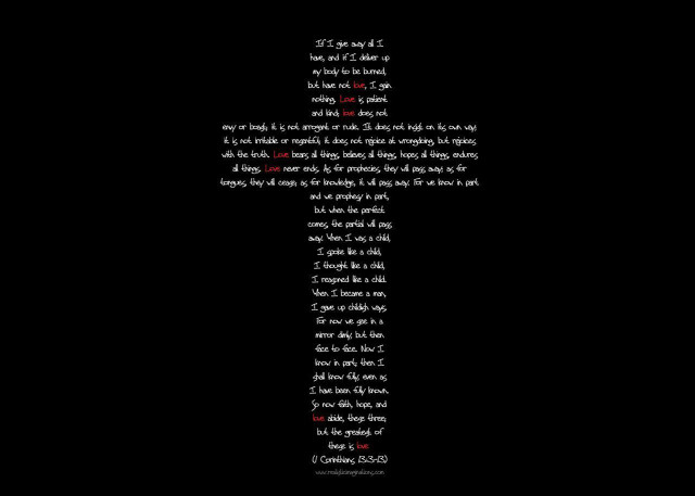 Cross poem black background red free wallpaper - medium preview image