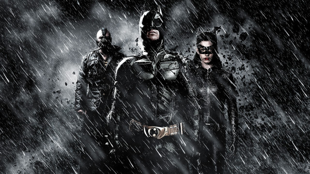 Dark knight rises batman catwoman free wallpaper - medium preview image