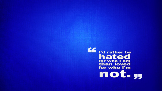 Blue background quote famous author free wallpaper - medium preview image