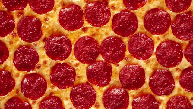 Pepperoni pizza cheese slices missing free wallpaper - medium preview image